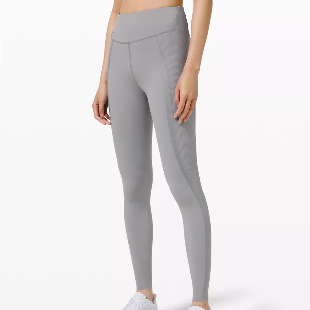 Lululemon Gloss Trim Run SuperHighRise Tight 28" Gem